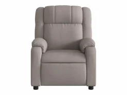 Online Sillón de relax | Sillón reclinable de masaje eléctrico tela gris taupe SHL5001 Sillón De Masaje