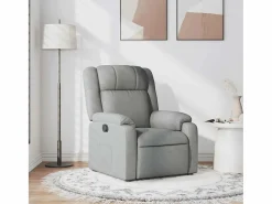 Outlet Sillón de relax | Sillón reclinable de tela claro SHL4498 Sillón Relax