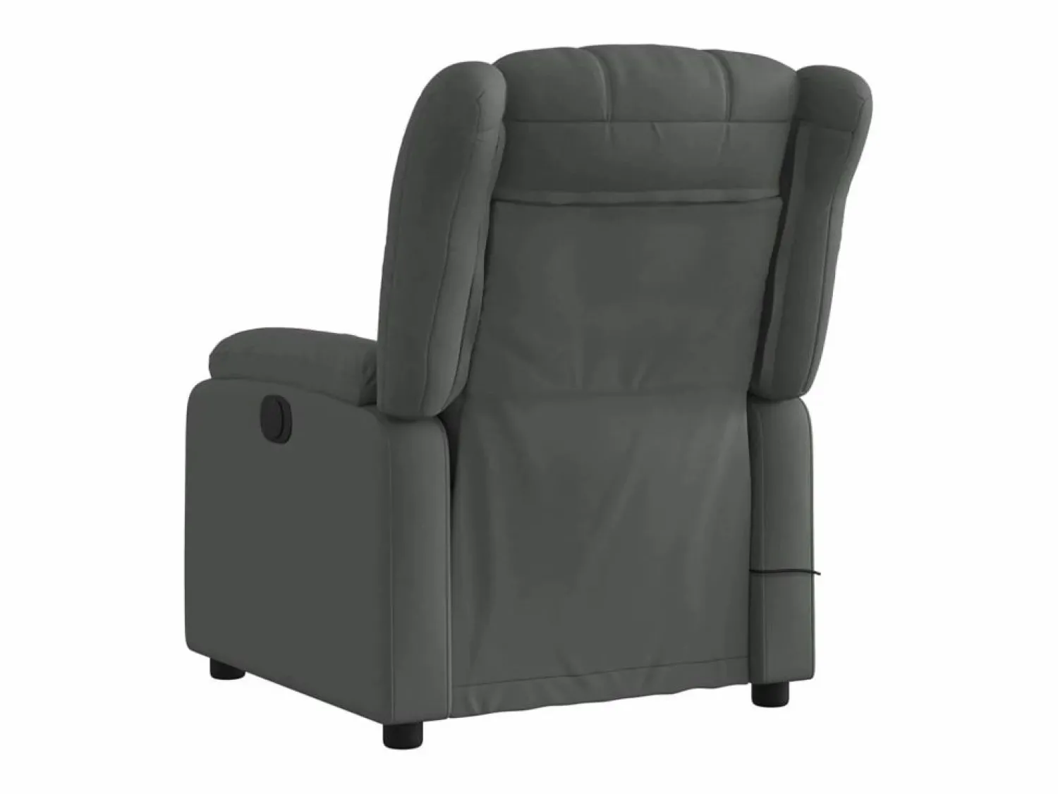 Hot Sillón de relax | Sillón reclinable de masaje eléctrico tela gris oscuro SHL3826 Gris antracita