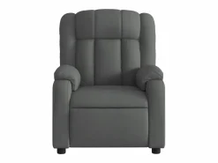 Hot Sillón de relax | Sillón reclinable de masaje eléctrico tela gris oscuro SHL3826 Gris antracita