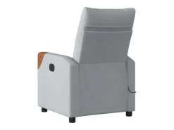 Sillón de relax | Sillón reclinable de masaje eléctrico tela claro SHL8572
