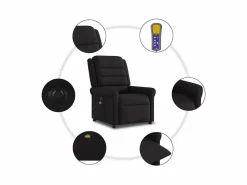 Sillón de relax | Sillón reclinable de masaje eléctrico tela SHL2888