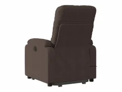 Hot Sillón de relax | Sillón reclinable de masaje elevable tela de microfibra marrón SHL5787 Sillón De Masaje