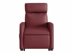 New Sillón de relax | Sillón reclinable de masaje de pie cuero artificial tinto SHL8169 Sillón De Masaje