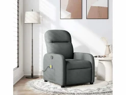Clearance Sillón de relax | Sillón reclinable de masaje de tela gris oscuro SHL7864 Sillón De Masaje