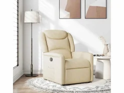 Clearance Sillón de relax | Sillón reclinable de tela SHL4949 Crema
