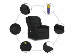 Sillón de relax | Sillón reclinable de masaje elevable tela SHL4898