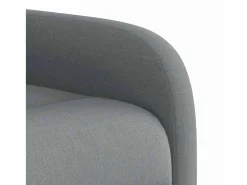 New Sillón de relax | Sillón reclinable de masaje de tela claro SHL2629 Gris