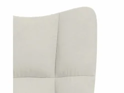 Sale Sillón de relax de terciopelo color blanco Silla De Escritorio