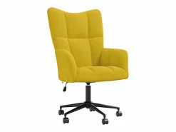 Online vidaxl Sillón de relax de terciopelo mostaza Amarillo