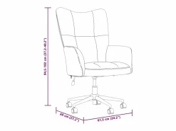 Clearance Sillón de relax de terciopelo claro Silla De Escritorio