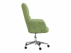 Clearance Sillón de relax de terciopelo claro Silla De Escritorio