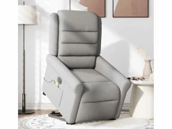 Discount Sillón de salón | Silla | Sillón de masaje eléctrico reclinable elevable tela nube SHL2831 Gris