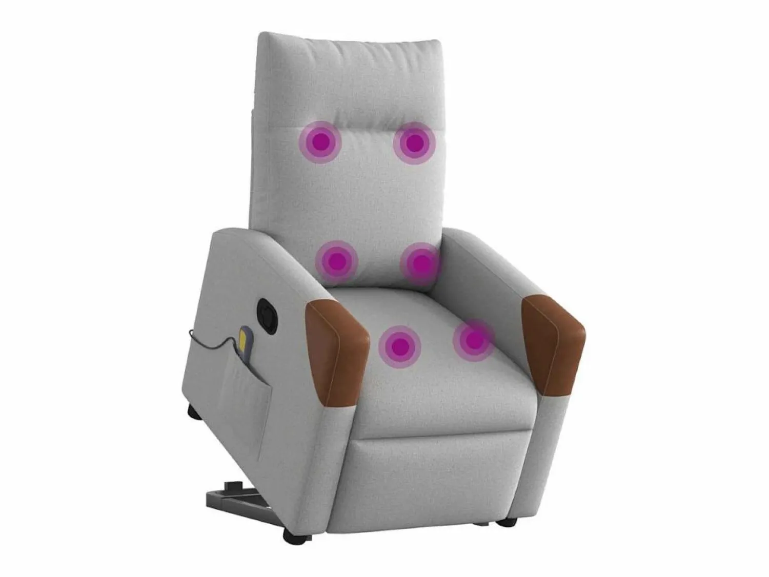 Sillón de salón | Silla | Sillón de masaje reclinable de pie de tela nube SHL4370