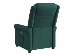 Sillón de salón | Silla | Sillón de masaje reclinable de tela verde oscuro SHL5405