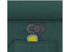 Sillón de salón | Silla | Sillón de masaje reclinable de tela verde oscuro SHL5405
