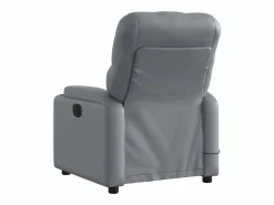 Clearance Sillón de salón | Silla | Sillón de masaje reclinable eléctrico cuero sintético SHL2796 Gris