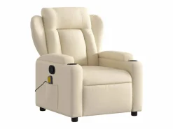 Online Sillón de salón | Silla | Sillón de masaje reclinable de tela SHL2952 Crema