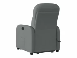 Best Sillón de salón | Silla | Sillón de masaje eléctrico reclinable elevable tela gris oscuro SHL8828 Sillón De Masaje