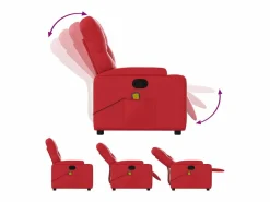 Sillón de salón | Silla | Sillón de masaje reclinable cuero sintético SHL3091
