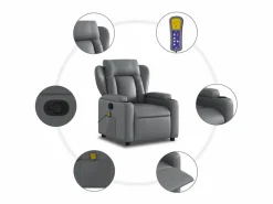 Clearance Sillón de salón | Silla | Sillón de masaje reclinable cuero sintético SHL7277 Sillón De Masaje