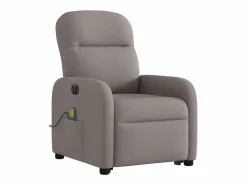 Outlet Sillón de salón | Silla | Sillón de masaje eléctrico reclinable elevable tela taupé SHL7158 Sillón De Masaje