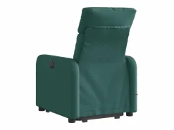 Sale Sillón de salón | Silla | Sillón masaje eléctrico reclinable elevable tela verde oscuro SHL5032 Sillón De Masaje
