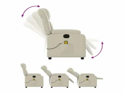 New Sillón de salón | Silla | Sillón de masaje reclinable eléctrico cuero sintético SHL5673 Sillón De Masaje