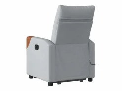 Clearance Sillón de salón | Silla | Sillón de masaje reclinable de pie de tela claro SHL7393 Gris