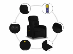Sillón de salón | Silla | Sillón de masaje eléctrico reclinable elevable tela SHL9793