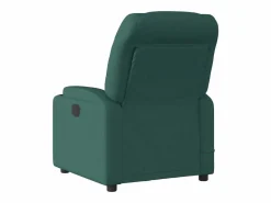 Sillón de salón | Silla | Sillón de masaje reclinable de tela verde oscuro SHL4163