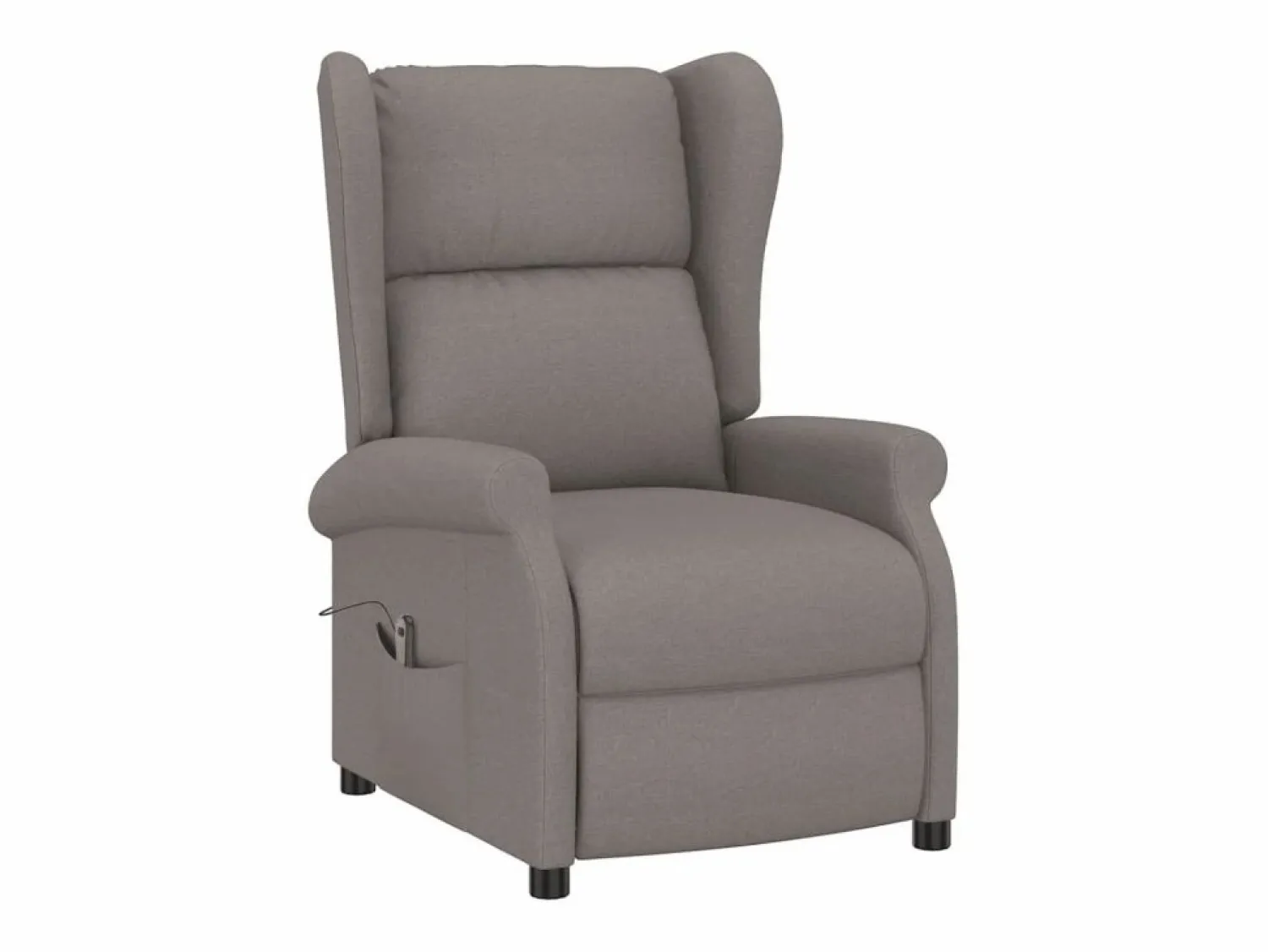 New Sillón de salón | Silla | Sillón orejero reclinable eléctrico tela taupe SHL5102 Sillón Relax