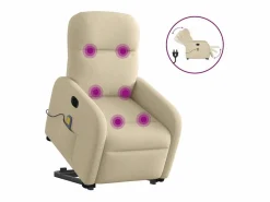Sillón de salón | Silla | Sillón de masaje eléctrico reclinable elevable tela SHL6500