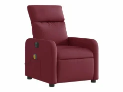 Outlet Sillón de salón | Silla | Sillón de masaje reclinable eléctrico tela tinto SHL4184 Rojo