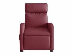 Outlet Sillón de salón | Silla | Sillón de masaje reclinable eléctrico tela tinto SHL4184 Rojo