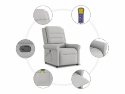 Outlet Sillón de salón | Silla | Sillón de masaje reclinable de tela nube SHL4994 Sillón De Masaje