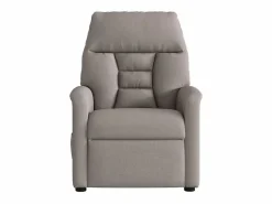 Sillón de salón | Silla | Sillón de masaje reclinable de tela gris taupé SHL9515
