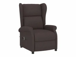 Sale Sillón de salón | Silla | Sillón orejero reclinable eléctrico de tela marrón oscuro SHL3871 Sillón Relax
