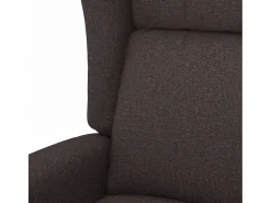 Sale Sillón de salón | Silla | Sillón orejero reclinable eléctrico de tela marrón oscuro SHL3871 Sillón Relax