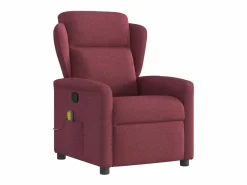 Sale Sillón de salón | Silla | Sillón de masaje reclinable de tela color vino tinto SHL9983 Rojo
