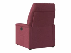 Sillón de salón | Silla | Sillón de masaje reclinable eléctrico tela tinto SHL7418 Sillón De Masaje