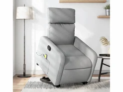Sale Sillón de salón | Silla | Sillón de masaje reclinable de pie de tela claro SHL5008 Sillón De Masaje