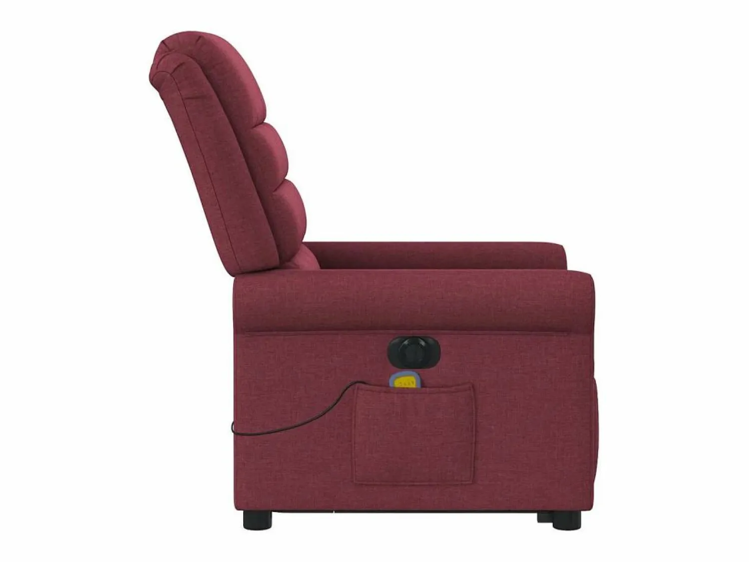 Clearance Sillón de salón | Silla | Sillón de masaje reclinable eléctrico tela tinto SHL7837 Sillón De Masaje