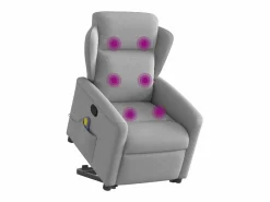 Sillón de salón | Silla | Sillón de masaje reclinable de pie de tela nube SHL7347