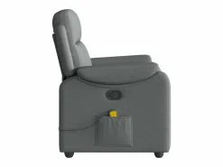 Sillón de salón | Silla | Sillón de masaje reclinable de tela gris oscuro SHL8546
