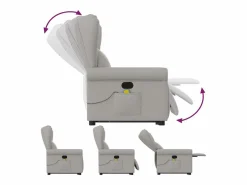 Sillón de salón | Silla | Sillón de masaje reclinable de pie de tela nube SHL6599