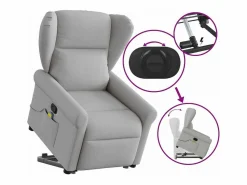 Sillón de salón | Silla | Sillón de masaje reclinable de pie de tela nube SHL6599