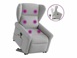 Sillón de salón | Silla | Sillón de masaje reclinable de pie de tela nube SHL6599