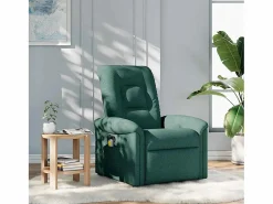 Outlet Sillón de salón | Silla | Sillón de masaje reclinable de tela verde oscuro SHL2651 Sillón De Masaje