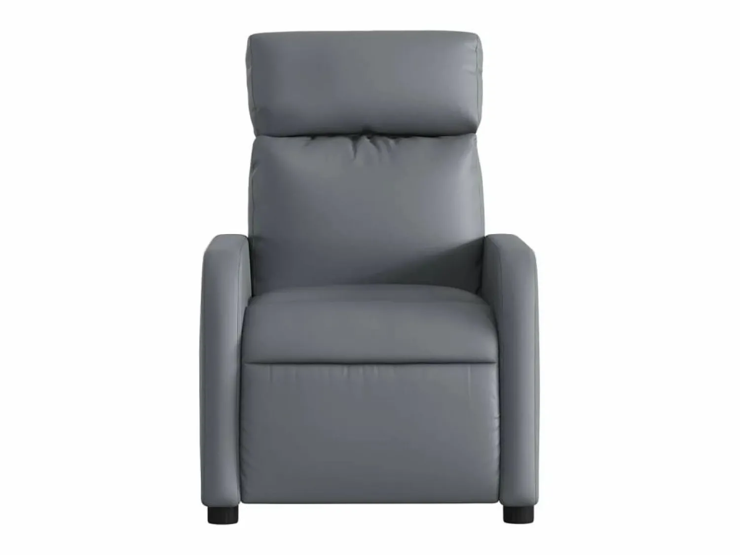 Sillón de salón | Silla | Sillón de masaje reclinable cuero sintético SHL9241 Gris
